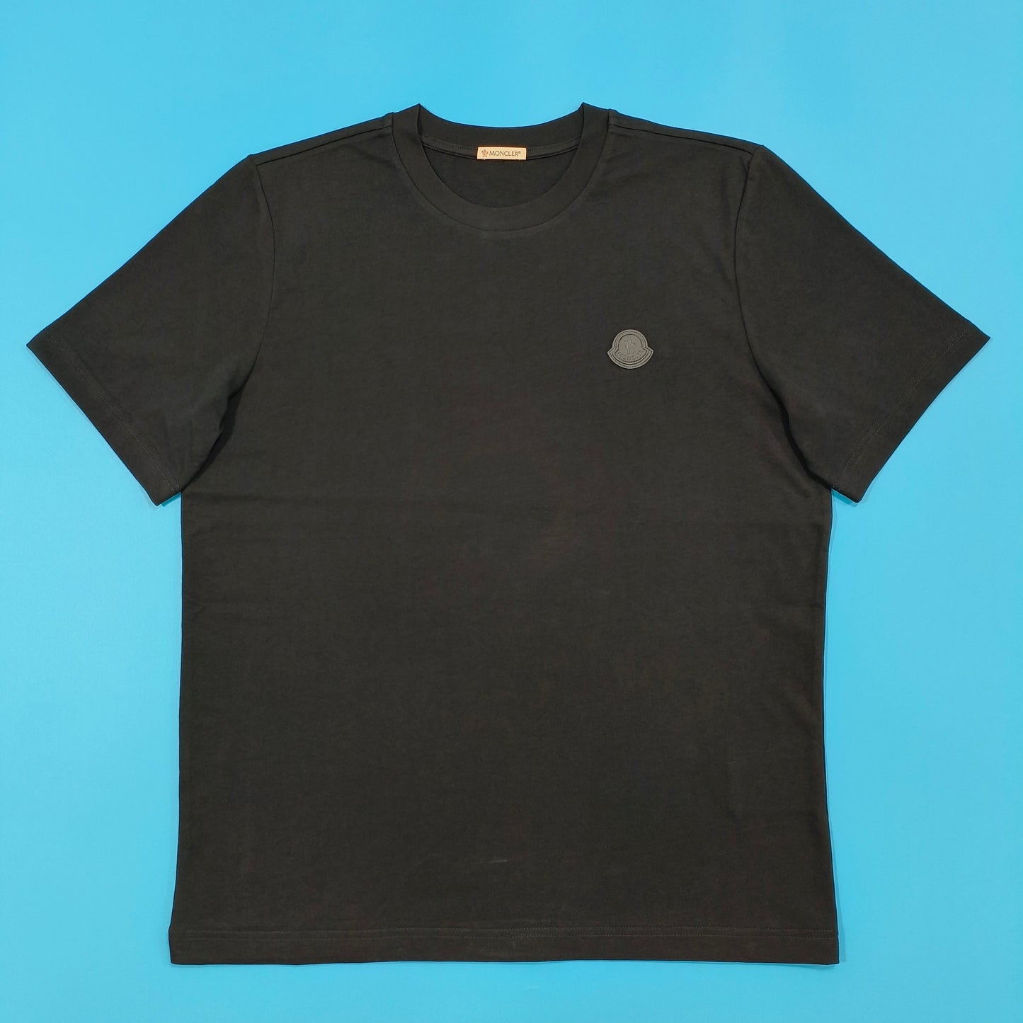 탑몽클X  / MC 가죽 로고 티셔츠