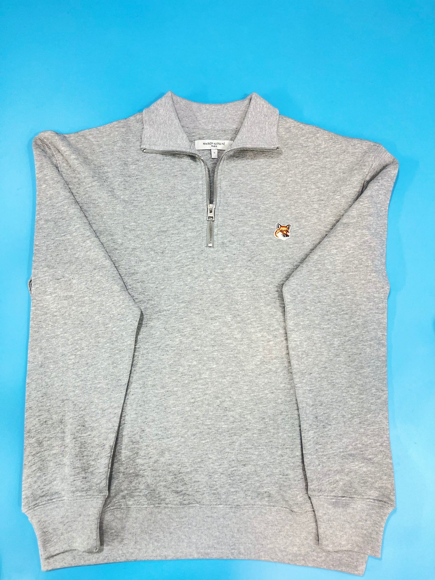 탑아키마 / 메종키츠네 싱글 노랑 폭스 반집업