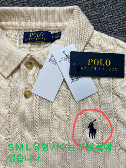 탑폴로 / 폴로 꼬베기 니트 카라티 , 니트 스웨터 반팔