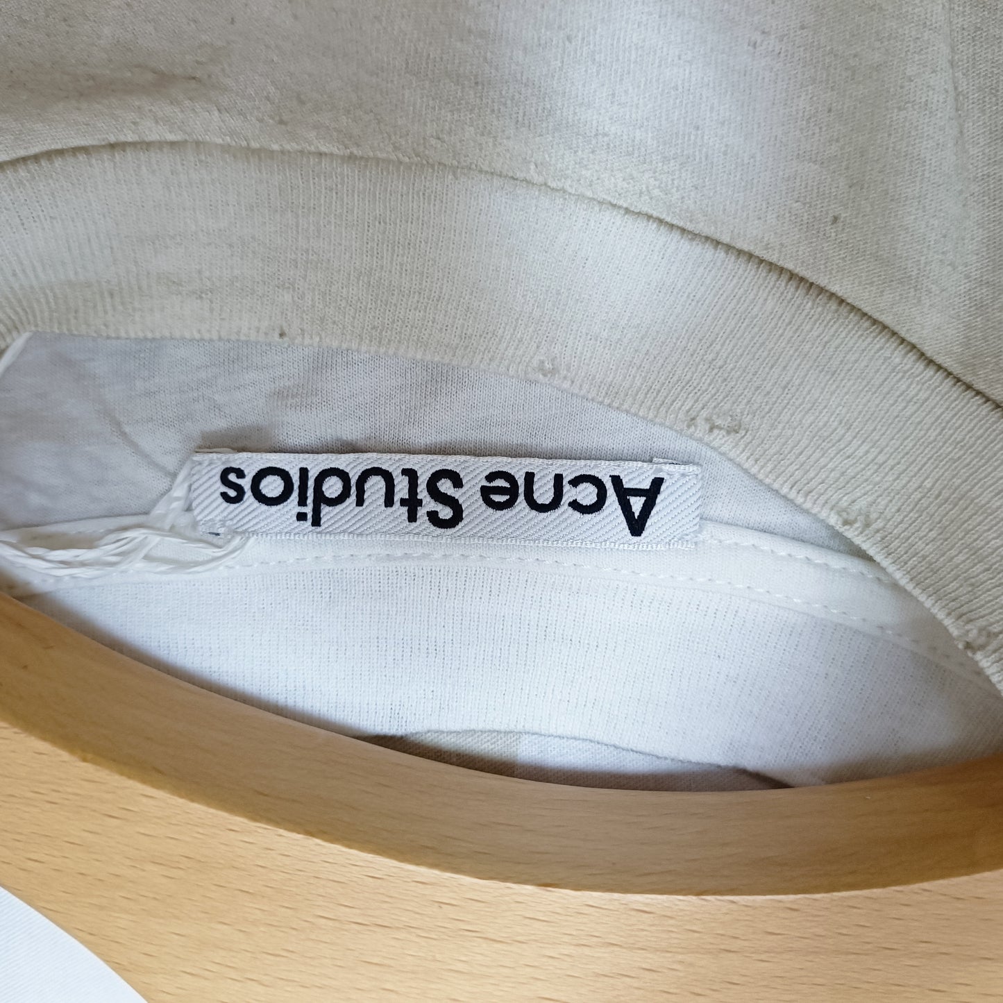 탑아크네 / 아크네스튜디오 letter printed long sleeve T-shirt