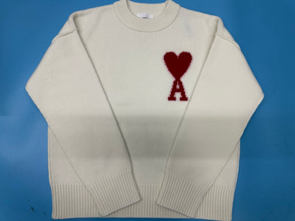 탑아미 / 아미  24 레드 빅로고 라운드 니트