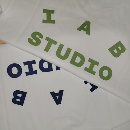 탑아이앱 / 아이앱 티셔츠 화이트 라이트 그린