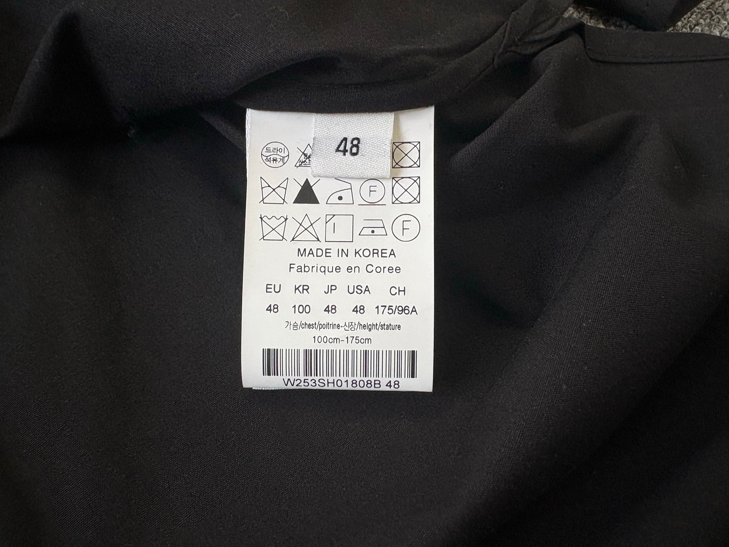 베어 / 우영미 셔츠 , WOO-530125년블랙다크단추심플블라우스