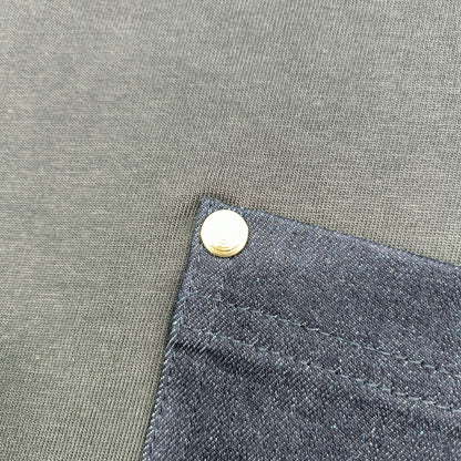 탑몽클X  / MC 데님 포켓 티셔츠