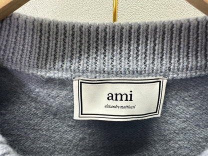 탑아미 / 아미 스틸 블루 울 스웨터