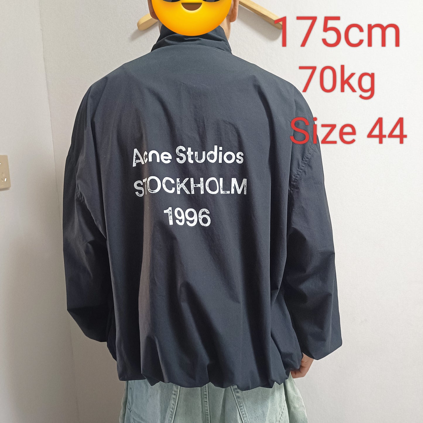 탑아크네 / 아크네스튜디오 로고지퍼자켓