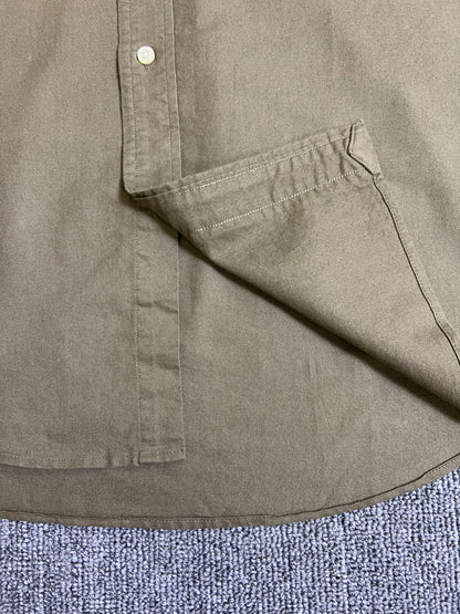 탑폴로 / 폴로 셔츠 , 클래식한 핏 그린 옥스퍼드 셔츠