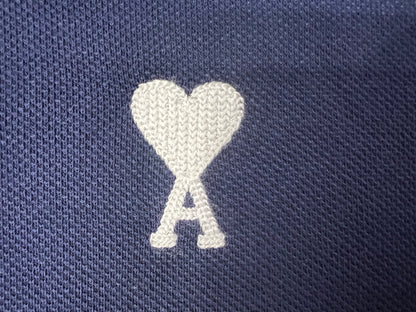 탑아미 / 아미 2025년 신상 화이트 와펜 폴로 셔츠