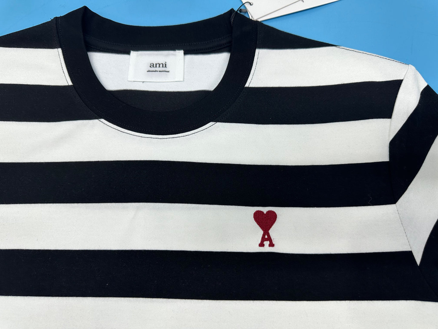 탑아미 / 아미 스몰로고 단가라 반팔티