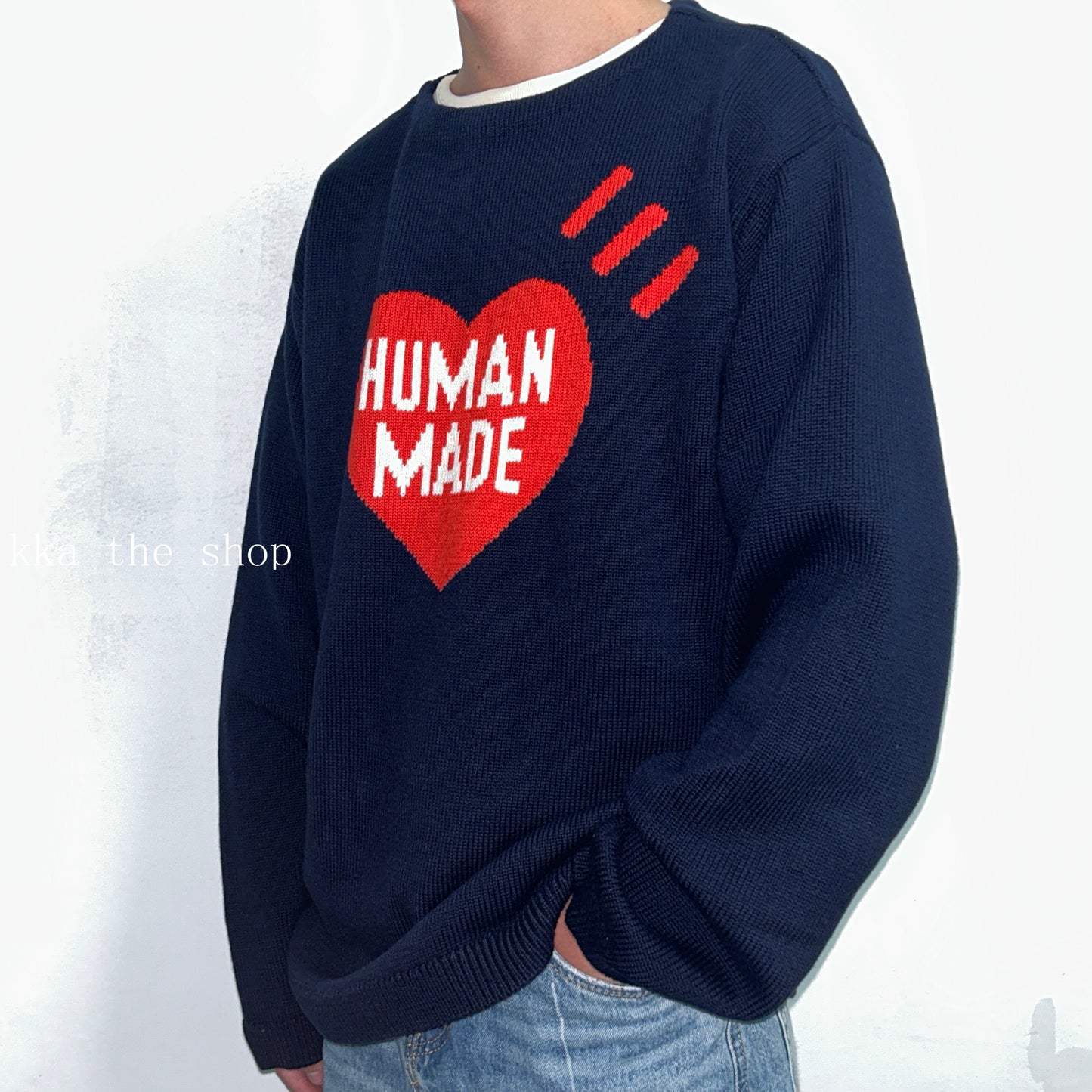 kka / 휴먼메이드 니트 , HUMAN MADE스웨터
