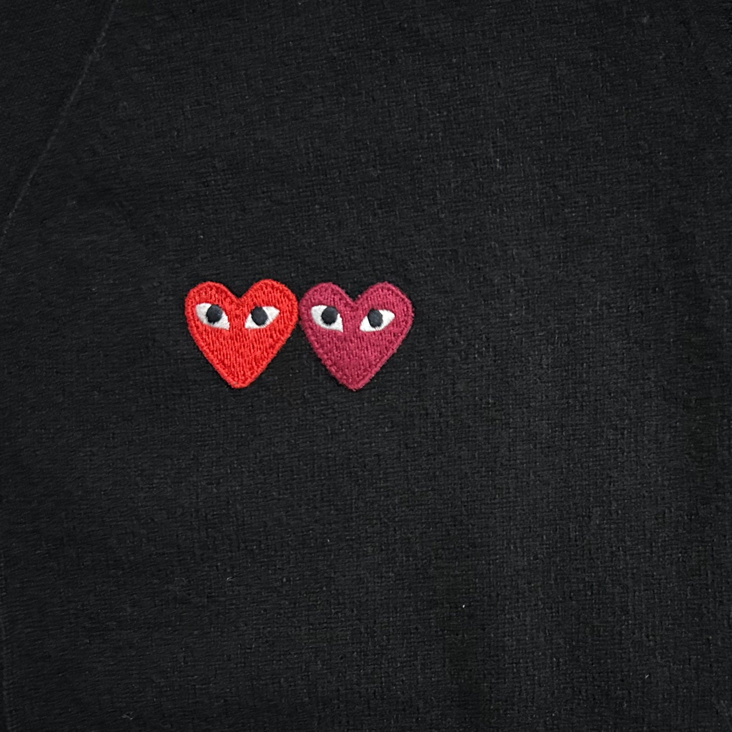 탑꼼데 / 꼼데가르송 더블 하트 카디건