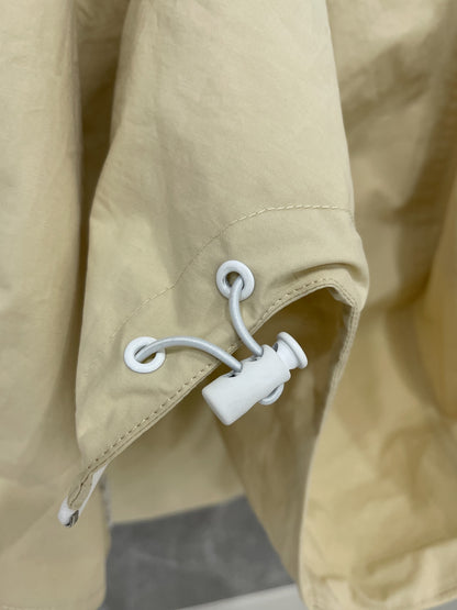 대리석 /  보테가베네타 이중지퍼 베이지 구스다운 루즈핏 패딩점퍼