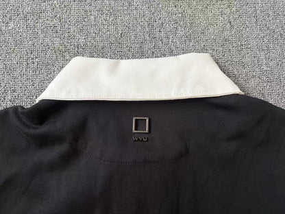 베어 / 우영미 자수폴라긴팔 블랙 카라티