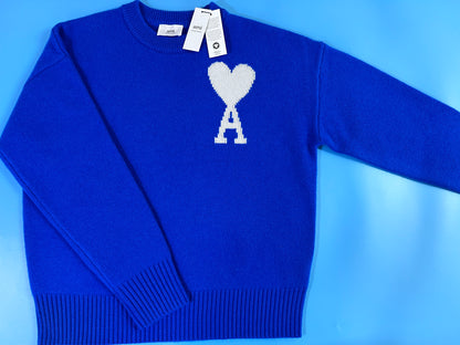 탑아미 / 아미 캐시미어 화이트 빅 사이즈 스웨터