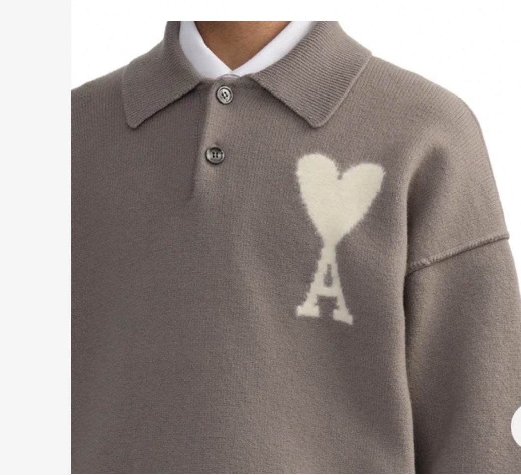 탑아미 / 아미 알파카 라운드 니트 알파카 스웨터