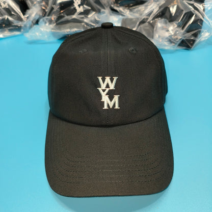 탑우영미 / 우영미 모자 , Wooyoungmi 블랙 로고 볼캡