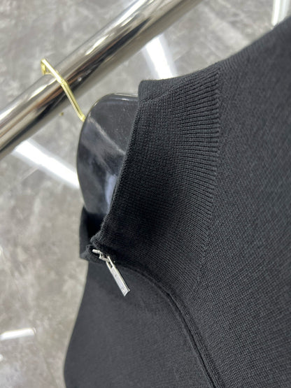 대리석 / 디올 CD 로고 울 블렌드 니트 집업