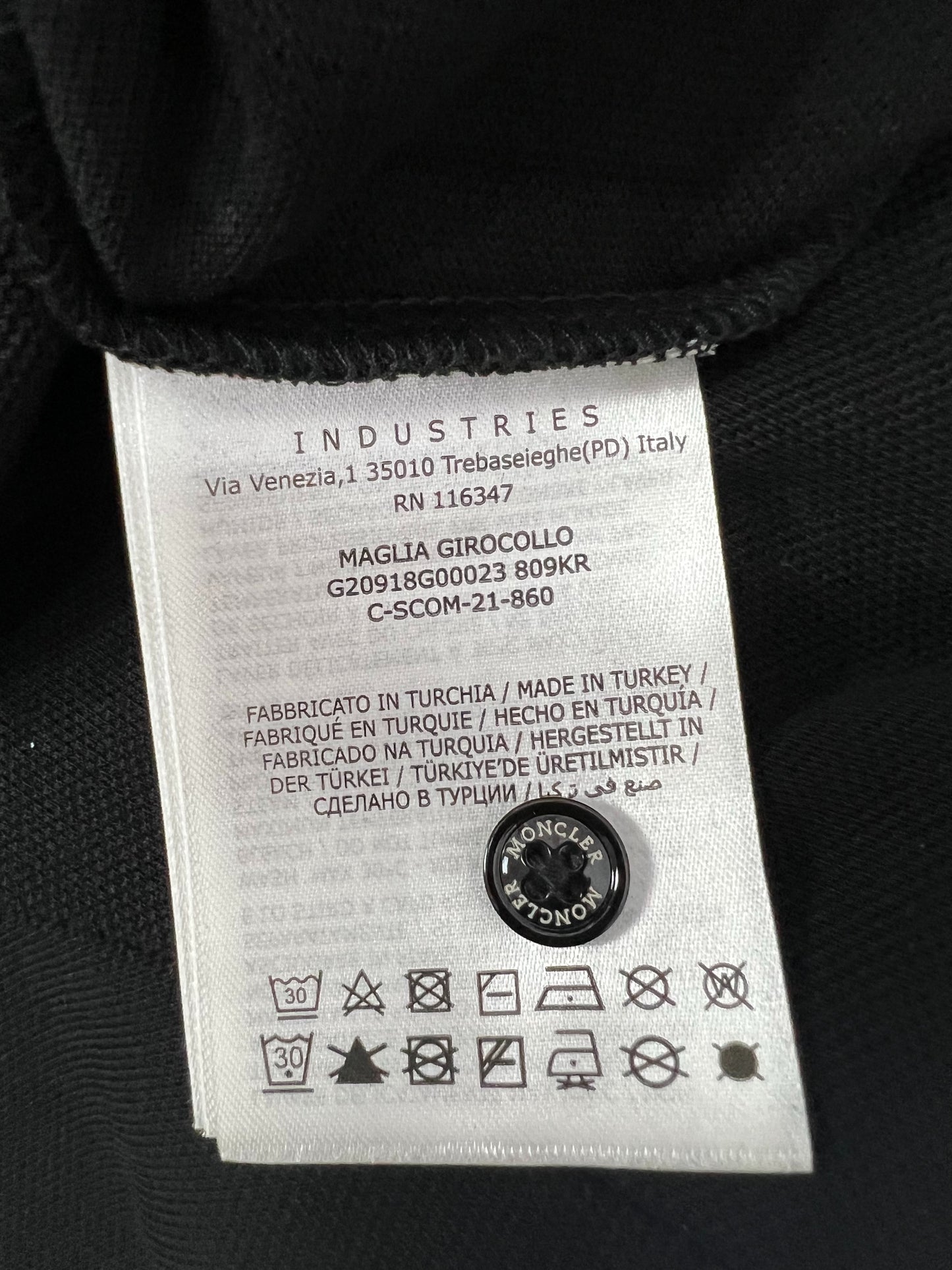 탑몽클 / MC 뒤 칼라 끈 폴로