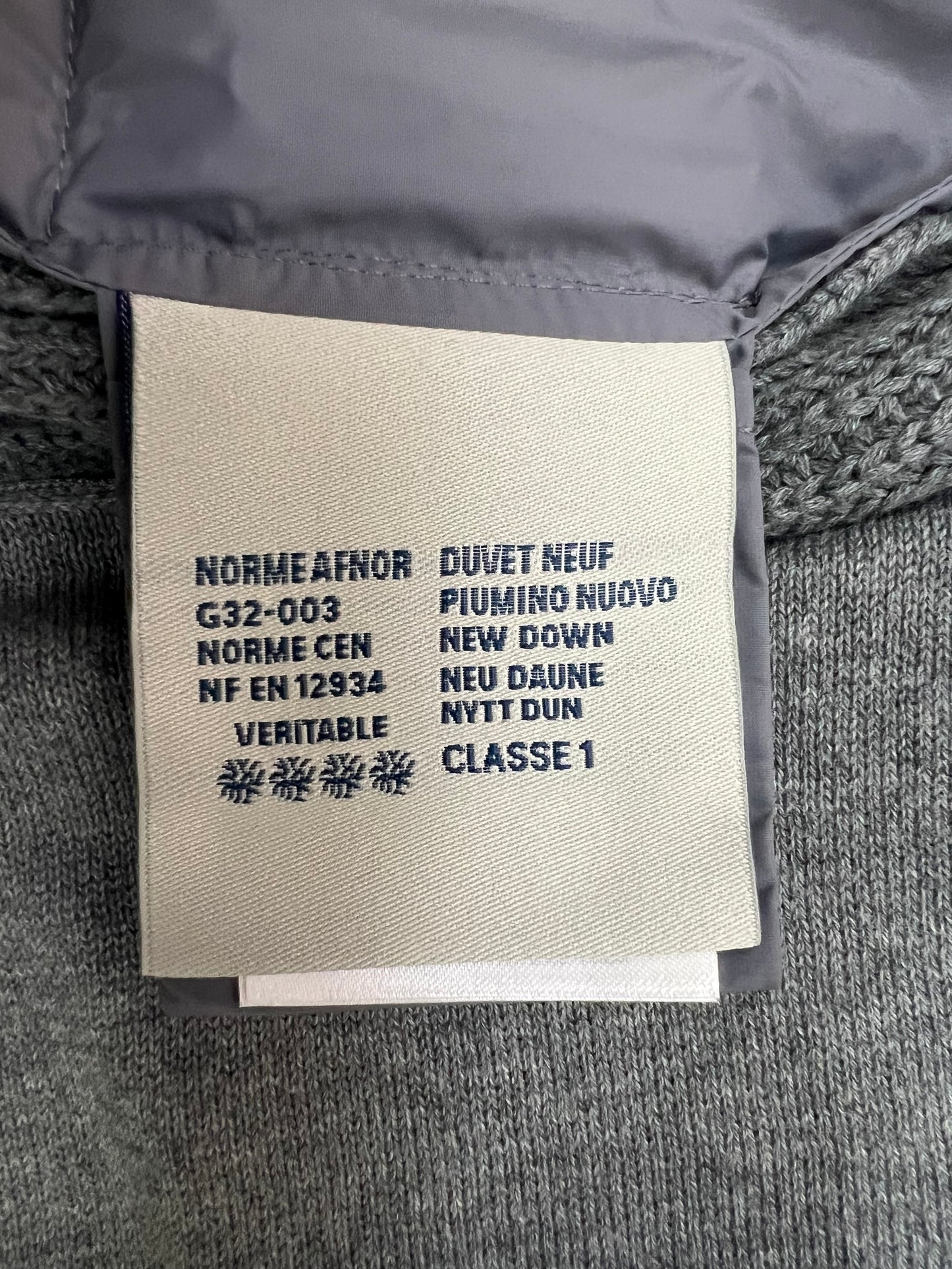 탑몽클  / MC 빈티지 니트 다운