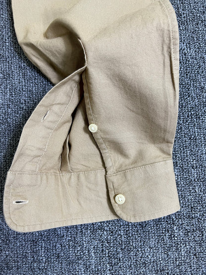 탑폴로 / 폴로 셔츠 , 클래식한 핏 카키색 옥스퍼드 셔츠