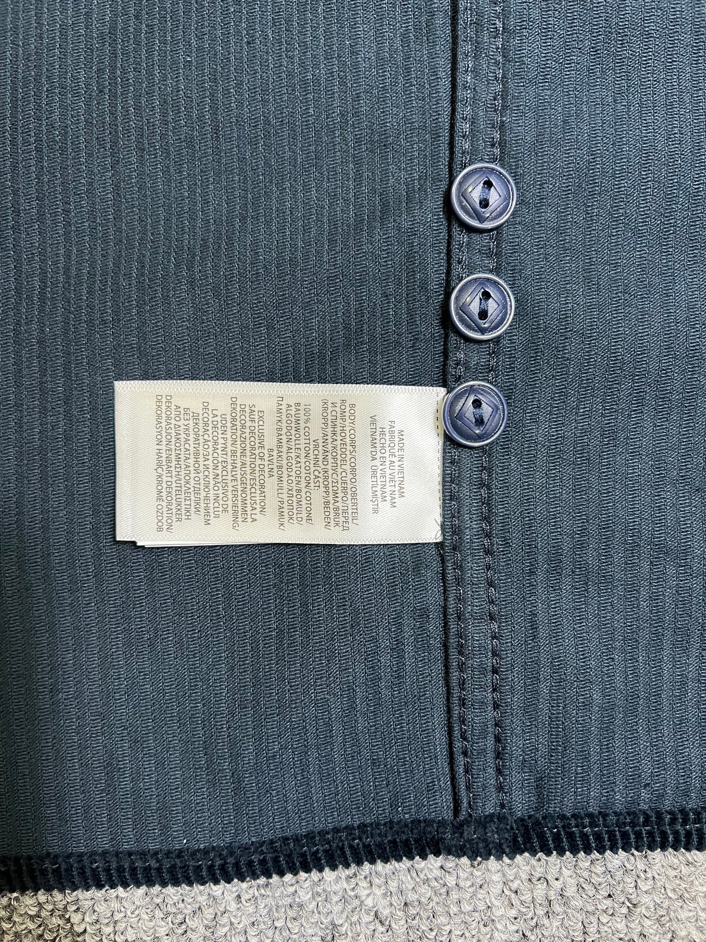 탑폴로 / 폴로 블루 코듀로이 지퍼 아우터형 셔츠