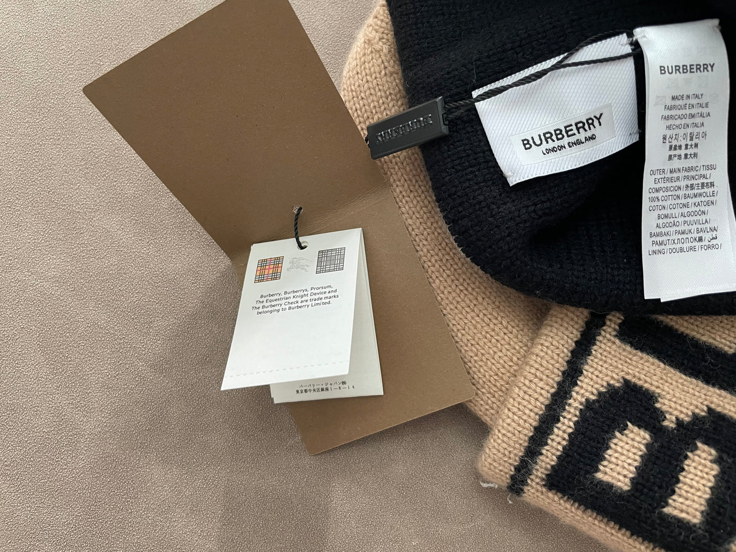 웨이브/버버리 모자