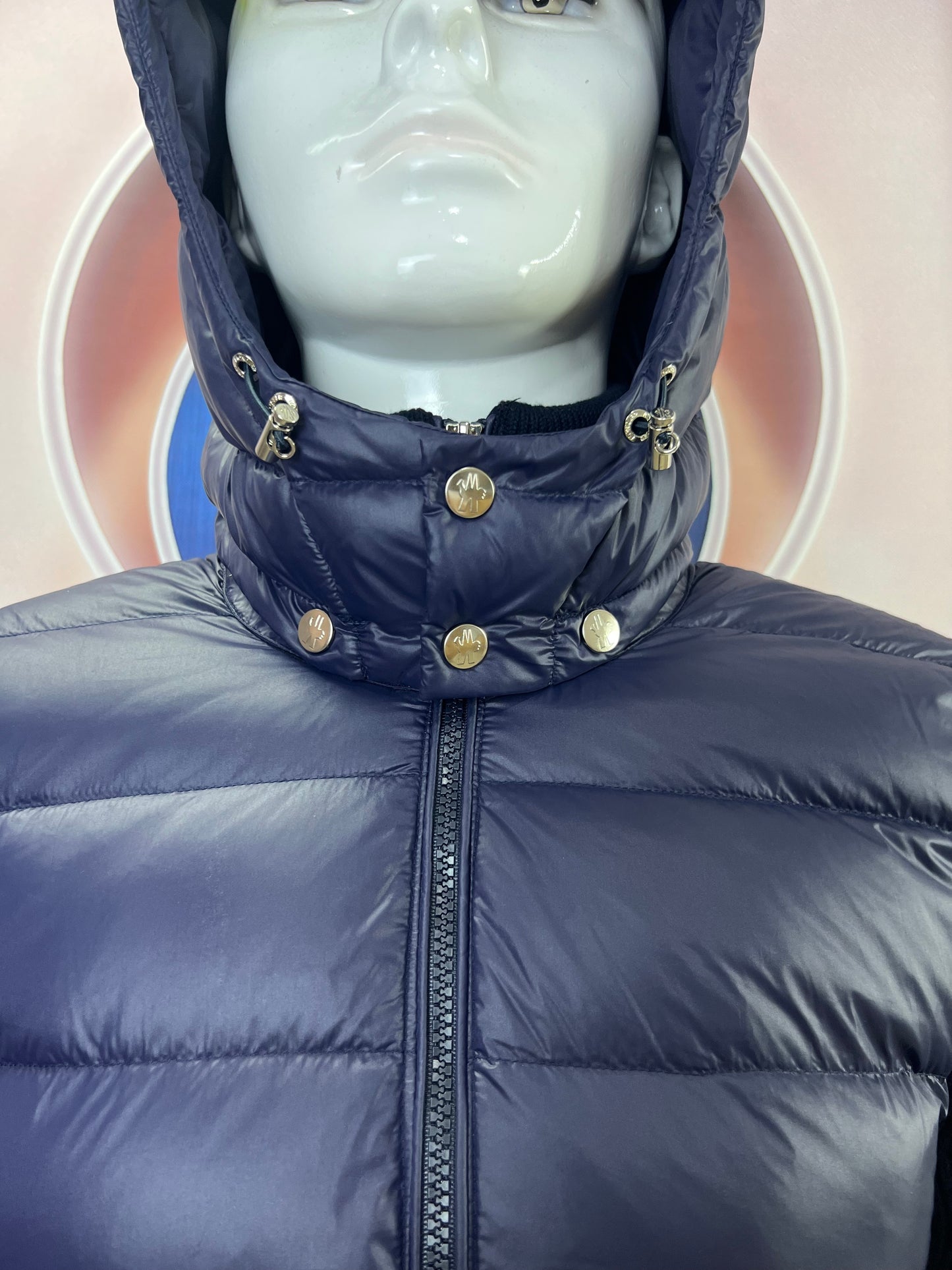 탑몽클 / MC 모자 스트라이프 맨투맨