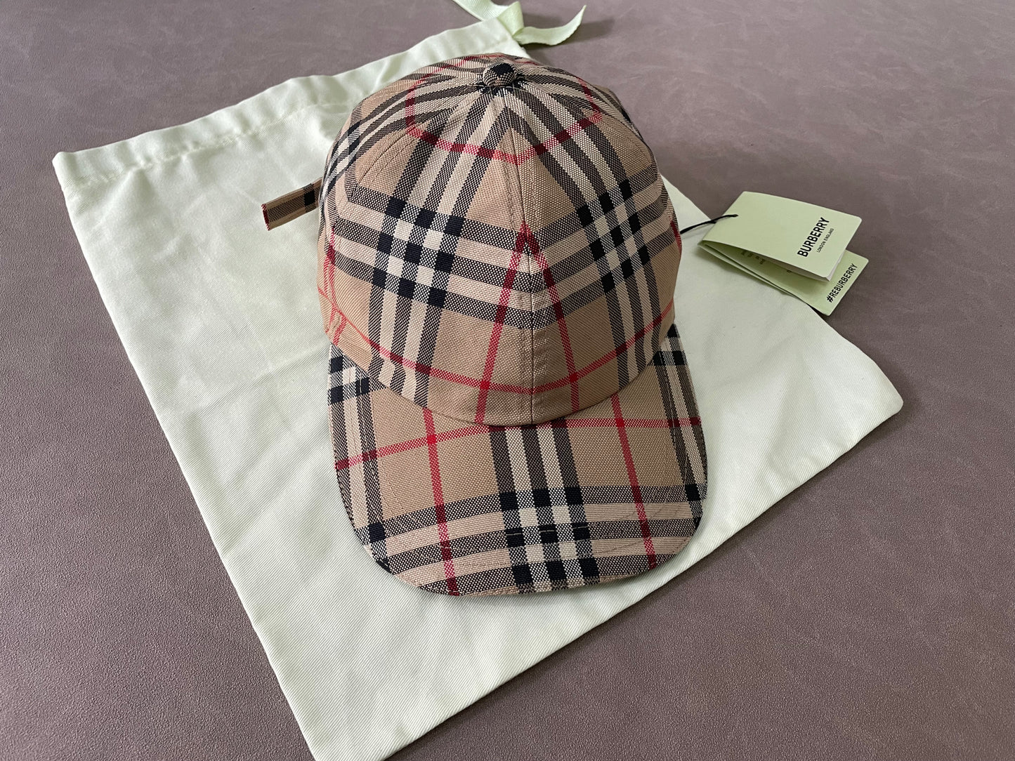 웨이브/버버리 모자