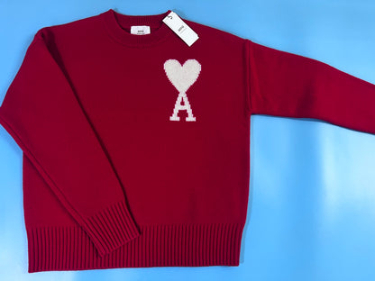 탑아미 / 아미 캐시미어 화이트 빅 사이즈 스웨터