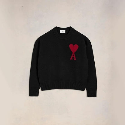 탑아미 / 아미  24 레드 빅로고 라운드 니트