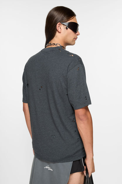 탑아크네 / 아크네스튜디오  버튼 로고 티셔츠