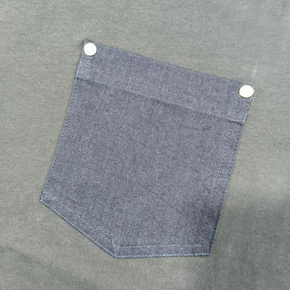 탑몽클X  / MC 데님 포켓 티셔츠