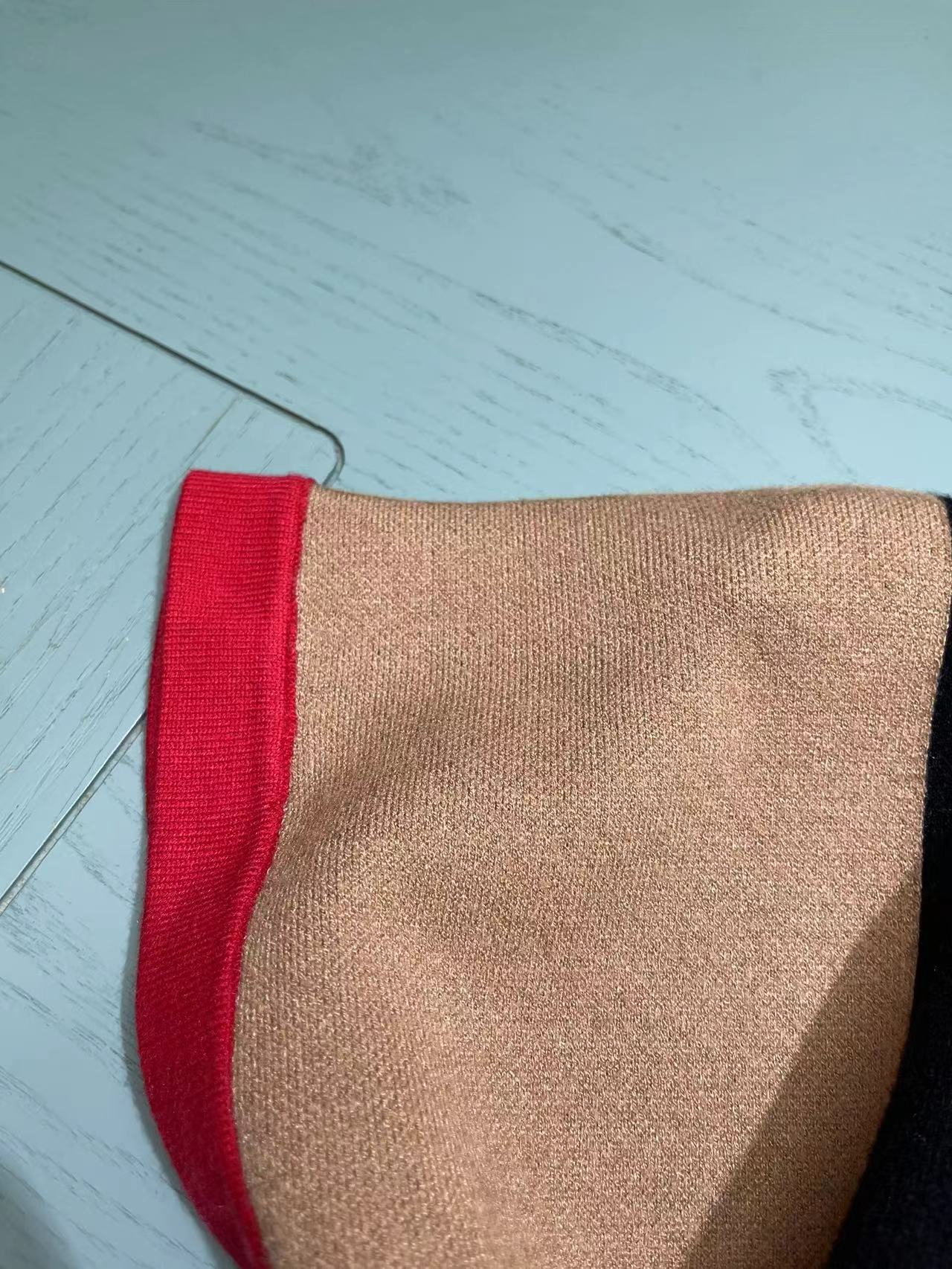 aa / 버버리 체크무늬 케이프