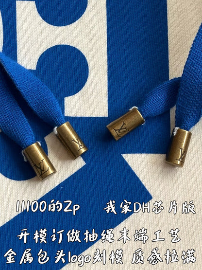 v공장 / 루이비통 플라워 모티프 프린티드 시그니처 후드티