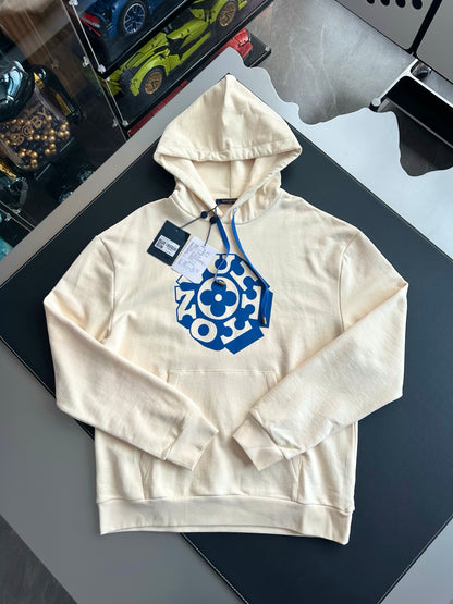 v공장 / 루이비통 플라워 모티프 프린티드 시그니처 후드티