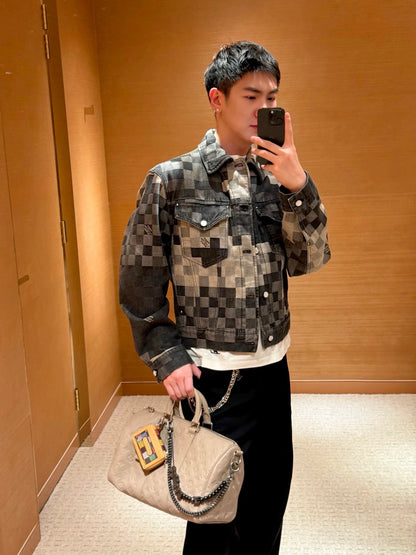 v공장 / 루이비통] 다모플라주 클래식 데님 재킷 1AHEBG