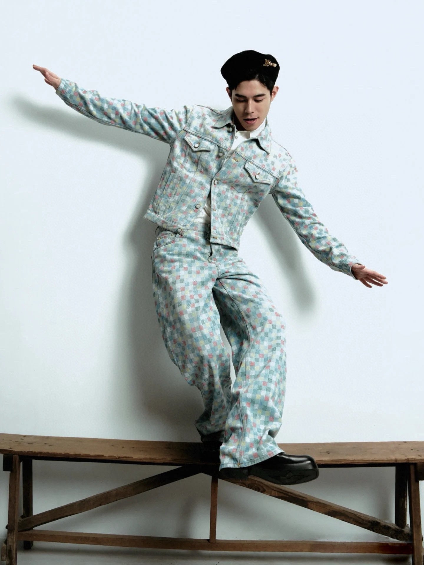 v공장 / 루이비통 다미에 데님 팬츠