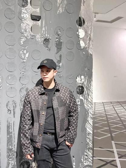 v공장 / 루이비통 니고 모노그램 청 데님 트러커