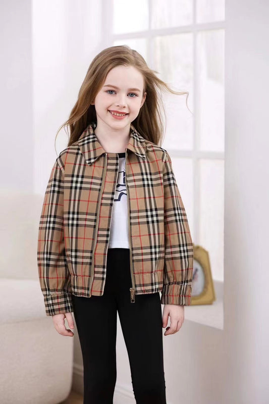 aa / 버버리 체크 자켓