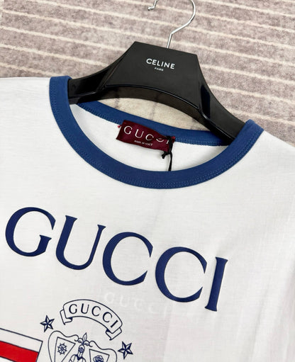 타지아 / 구찌 2025 여름 신상품 콘트라스트 컬러 반팔 티셔츠