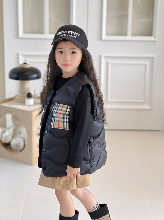 aa / 버버리 누빔 베스트