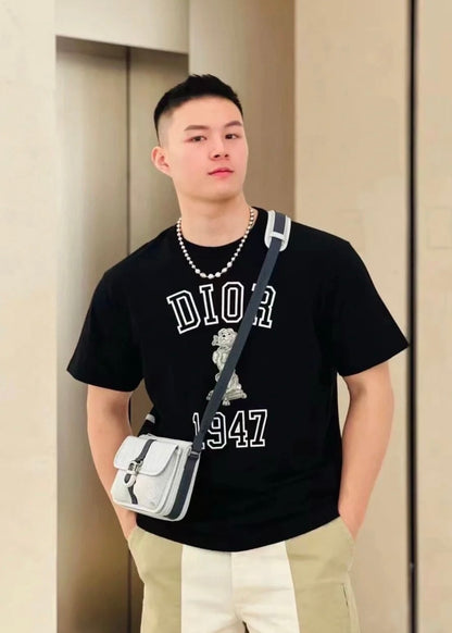 TJ셀러 / 디올  𝟮𝟰 뉴 코튼 라운드넥 티셔츠