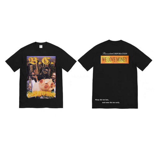 scn / 슈프림 남성 여성 반팔 티셔츠