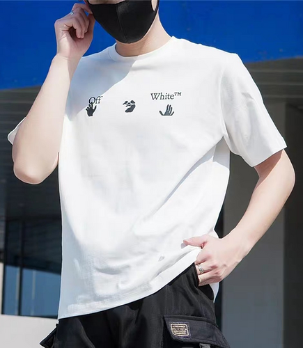 탑꼼데  / 오프화이트 남성 반팔 티셔츠