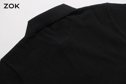 zok 공장 / 아마니 남성 폴로넥 반팔 셔츠