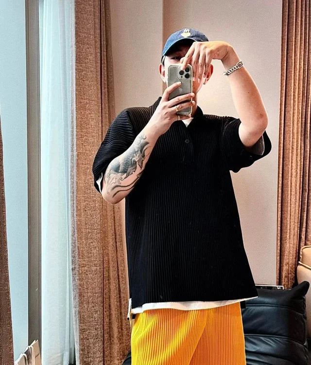 zok 공장 / 이세이미야케 남성 반팔 셔츠