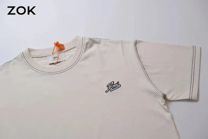 ZOK / 아미 반팔티I 레터링 자수 반팔