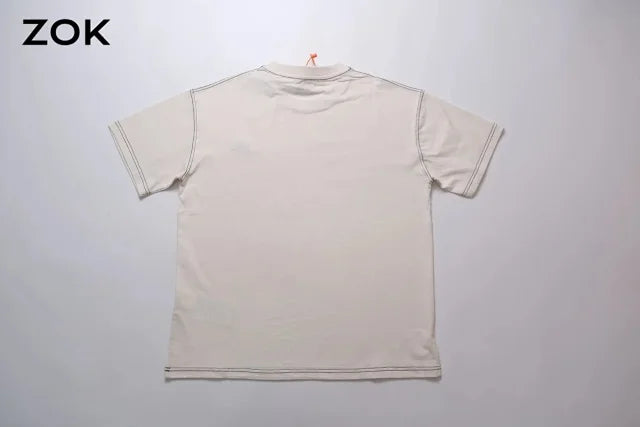 ZOK / 아미 반팔티I 레터링 자수 반팔