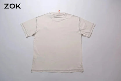 ZOK / 아미 반팔티I 레터링 자수 반팔