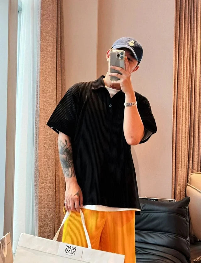 zok 공장 / 이세이미야케 남성 반팔 셔츠